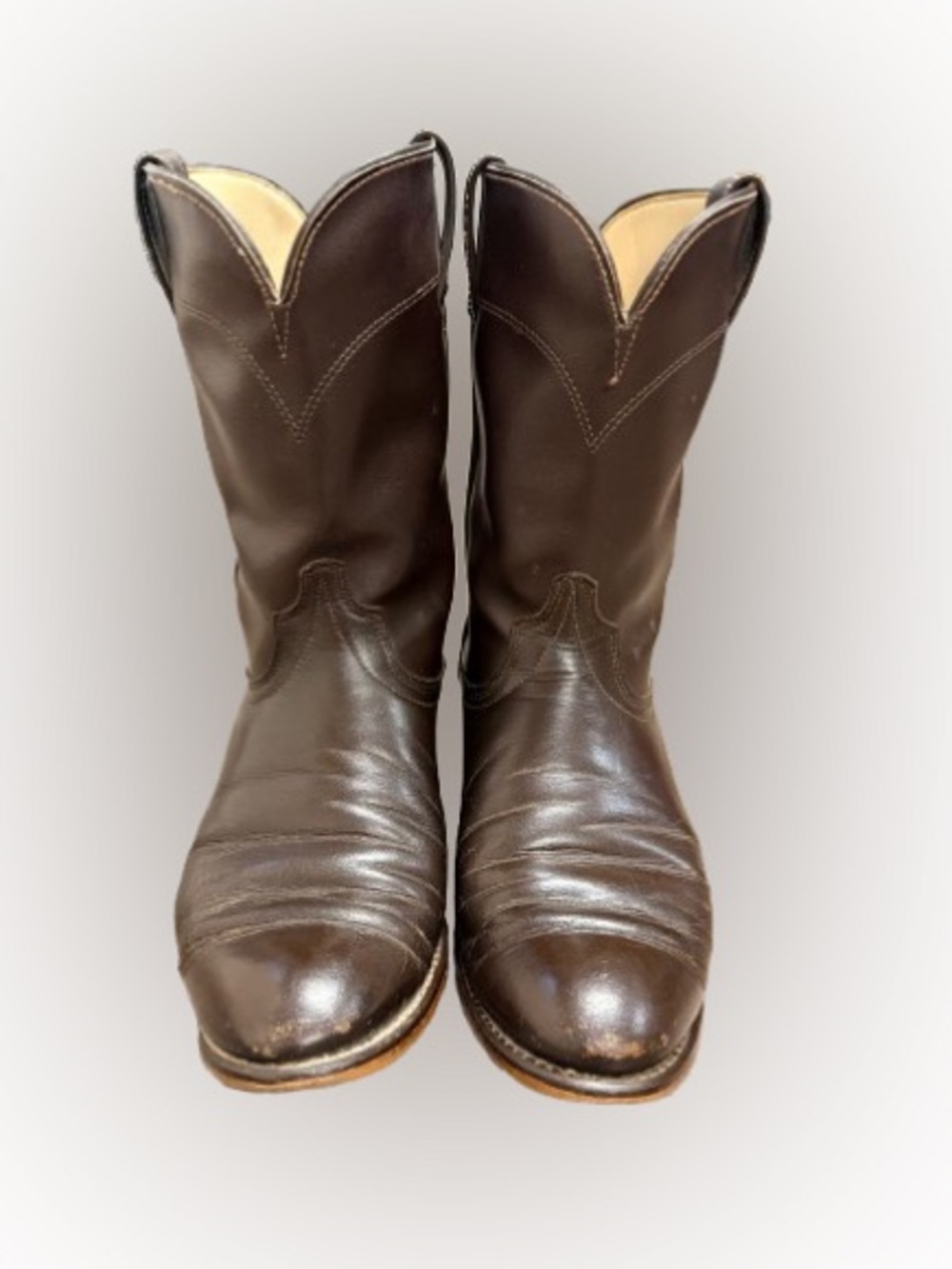 Laredo Dawson 7915 Men’s 7.5 EE Brown Leather Western Cowboy Boots